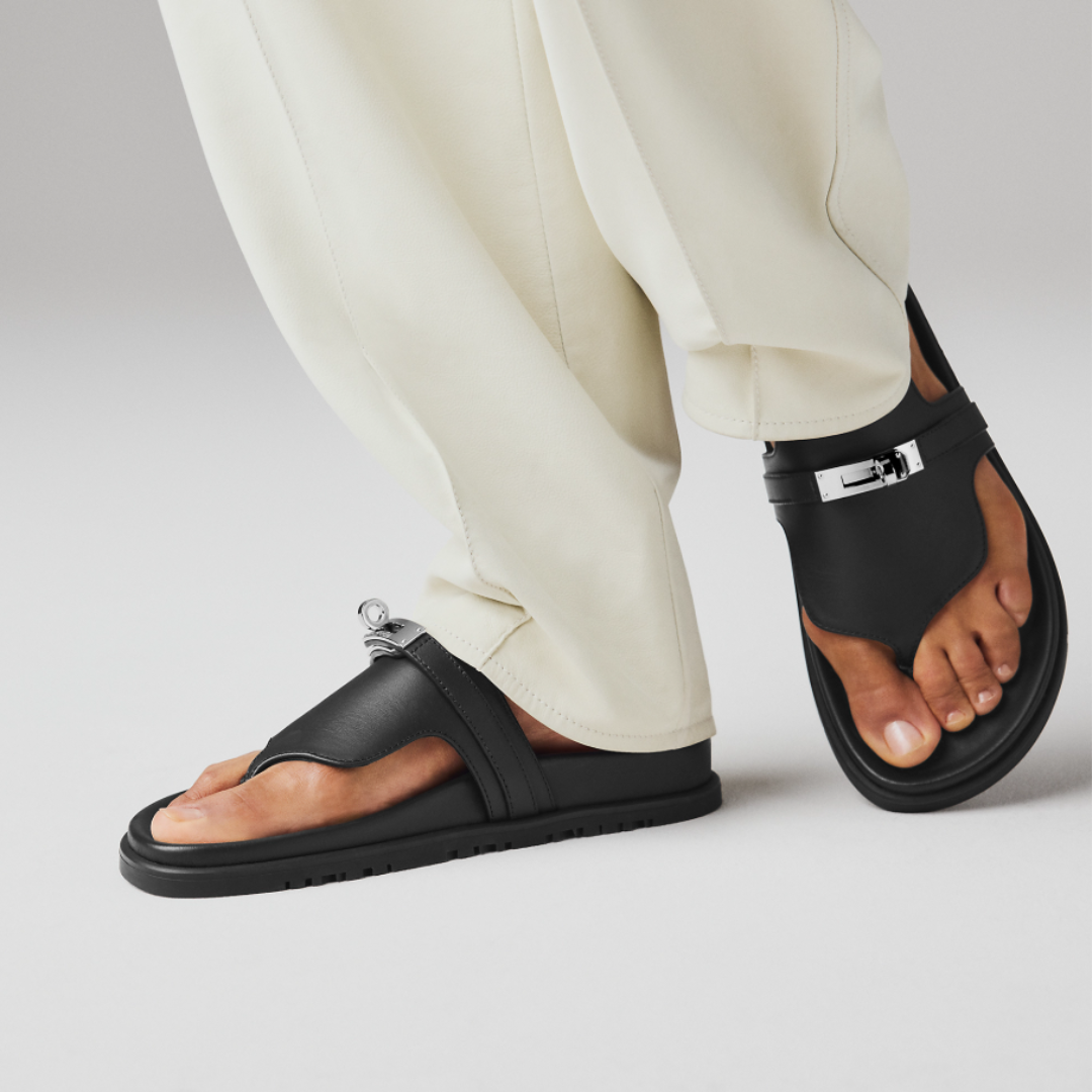 HERMES Empire Sandals Black